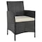 Manhattan Comfort Imperia Steel Rattan 3-Piece Patio Conversation Set with Cushions in Cream OD-CV020-CR - alternate 9